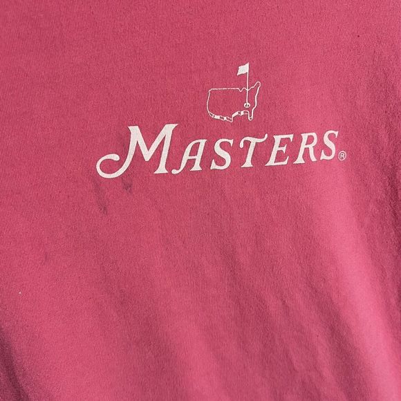 Masters Collection Tshirt Women's Small Pink Short Sleeve Logo Graphic Golf‎ - Picture 3 of 6